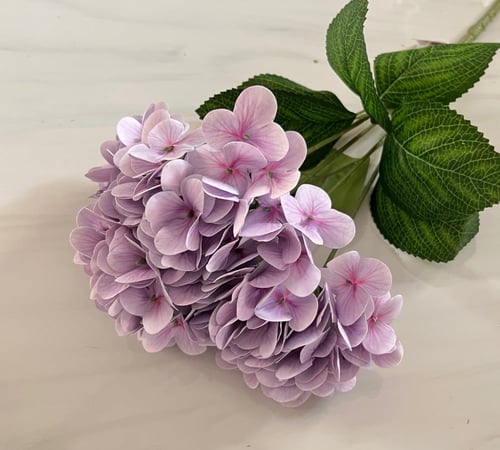 ربطة ورد ( 66 ) هيدرنجا ملمس طبيعي