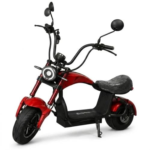 سكوتر كهربائي بمقعد نيوسبيد New Speed MS170 بطارية 48V شاشة إلكترونية ومساعدات هيدروليك وإشارات جانبية