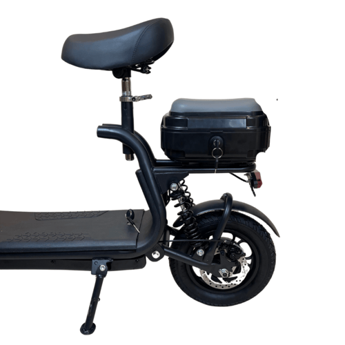 سكوتر كهربائي الحجم الكبير مع مقعد اضافي وصندوق تخ...