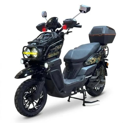 دباب كهربائي رجالي مدرع NB1116 بقوة 5000 واط وبطارية 72 فولت وإنارات ليزر وسيفيتي مع كشافات أمامية مزدوجة