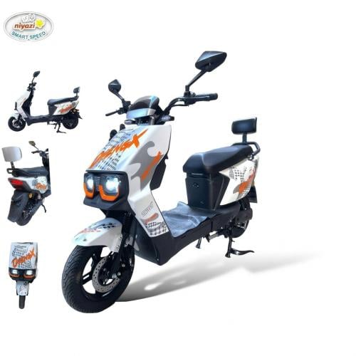 دباب سكوتر N9 الرياضي الكهربائي بقوة 4000 واط وبطارية 72 فولت 20 أمبير مع فرامل زيت ومساعدات مزدوجة