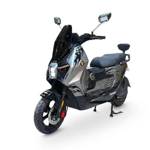 دباب كهربائي ذكي NB1118 بمحرك 5000 واط وبطارية 72 فولت بإنارات تفاعلية وليزر مع شاحن جوال ونظام ريموت كنترول