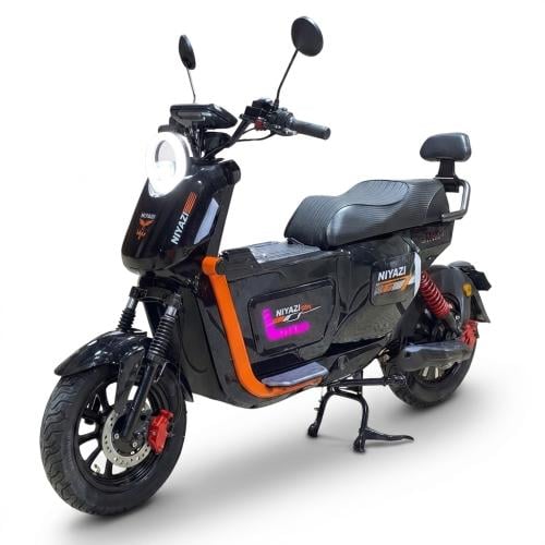 دباب كهربائي قوي نيازي NIYAZI U2 محرك 2000W بطارية 72V 50Ah فرامل زيت كفرات تيوبلس مع تشغيل NFC وشاحن جوال