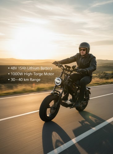 سكوتر كهربائي للكبار – بطارية قوية 48 فولت | تصميم...
