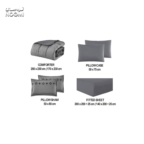 مفرش الماركة مايكروفايبر صيفي نفرين6 قطع