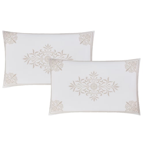 مفرش ديلارا المطرز بالكامل مايكروفايبر نفرونص 5 قط...