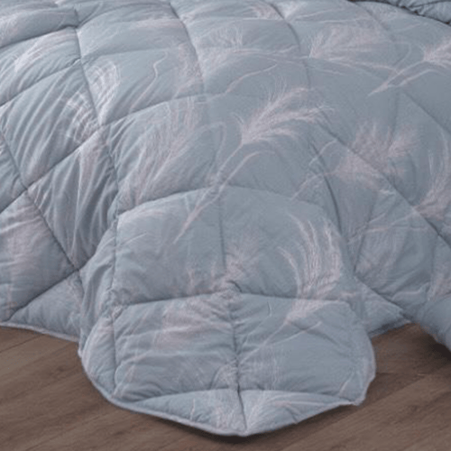 مفرش ايليف قطن تركي 100% مشجر | نفرين 8 قطع