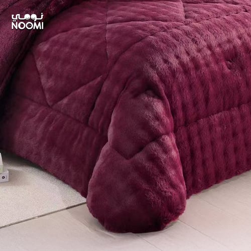 مفرش شيناز مخمل فرو شتوي 5 قطع نفرونص
