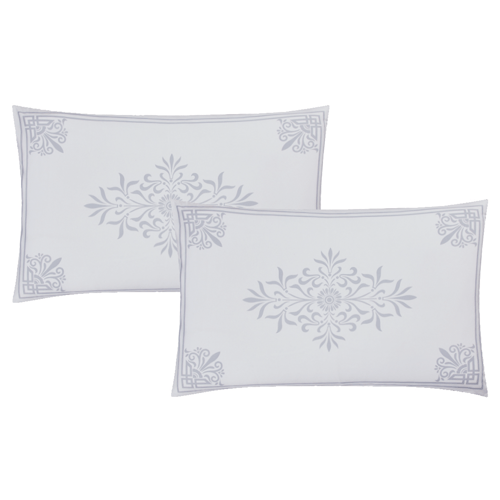 مفرش ديلارا المطرز بالكامل مايكروفايبر نفرين 7 قطع