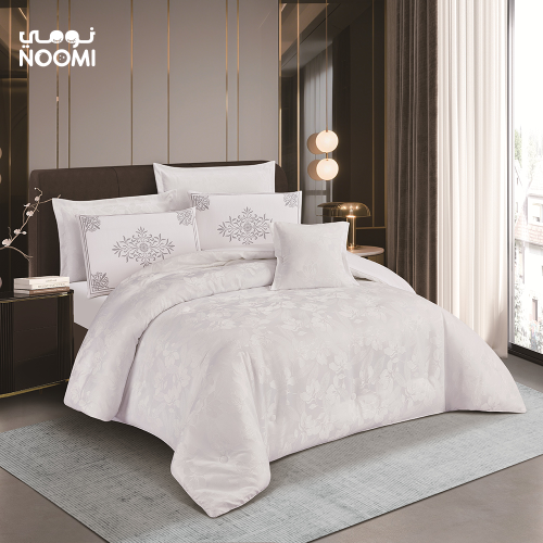 مفرش ديلارا المطرز بالكامل مايكروفايبر نفرين 7 قطع