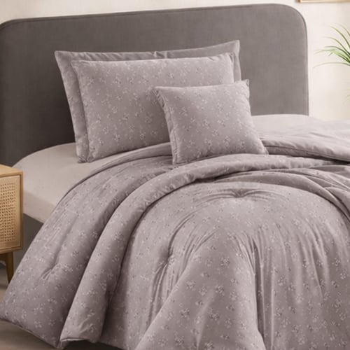 مفرش ايلانور قطن 100% نفر ونص4 قطع