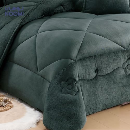 مفرش هلسينكي مخمل فرو شتوي نفرونص 5 قطع