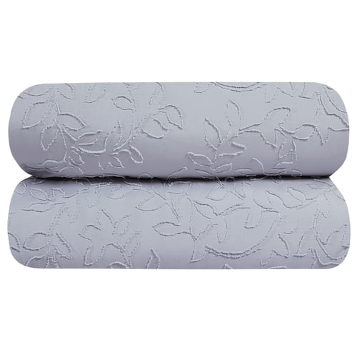 مفرش فلوريا مايكروفايبر نفر ونص 5 قطع - اللون رماد...