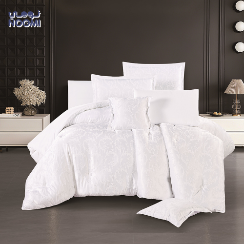 مفرش ارجوان جاكار ملكي مايكروفايبر ناعم نفرين 8 قط...