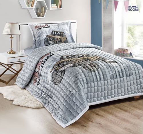 مفرش مضغوط اطفال مخمل 3 قطع