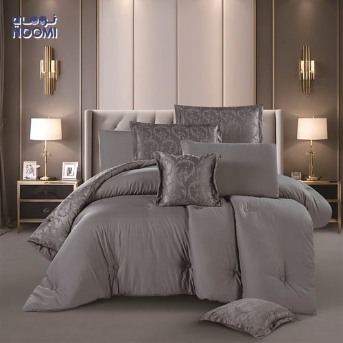 مفرش ارجوان جاكار ملكي مايكروفايبر ناعم نفرين 8 قط...