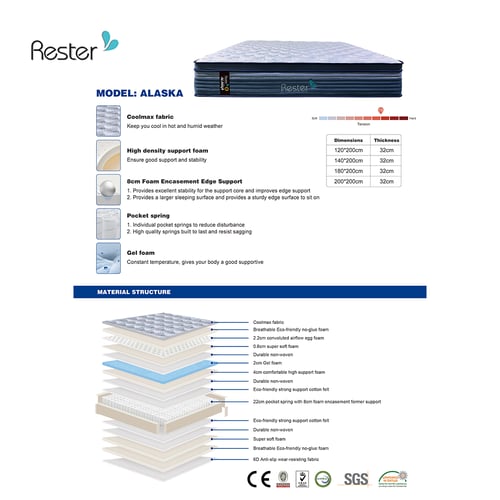مرتبة ALASKA الاسكا بتقنية البرودة