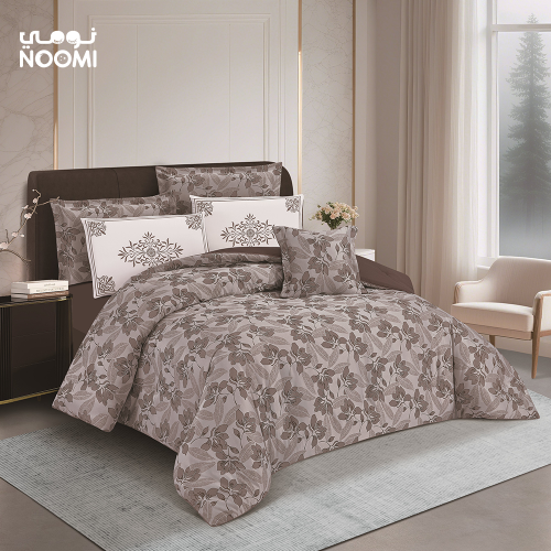 مفرش ديلارا المطرز بالكامل مايكروفايبر نفرونص 5 قط...