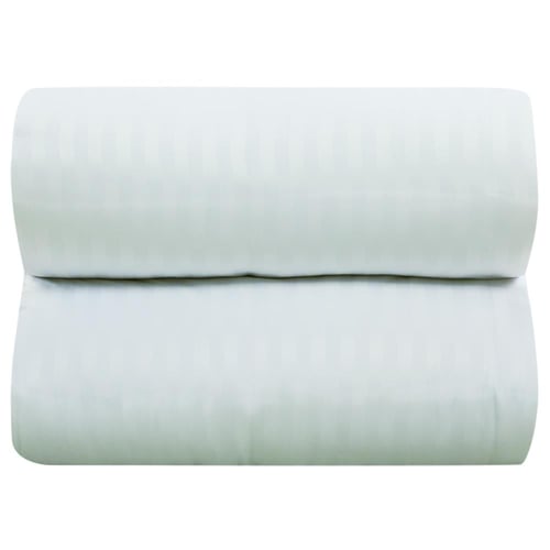 مفرش هيلتون الفندقي مزدوج 7 قطع ابيض