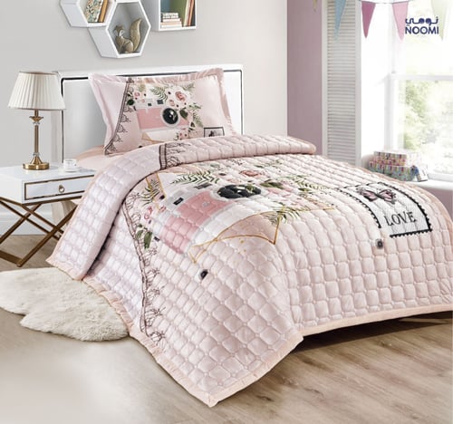 مفرش مضغوط اطفال مخمل 3 قطع