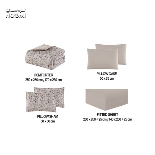 مفرش الماركة مايكروفايبر صيفي نفرين6 قطع