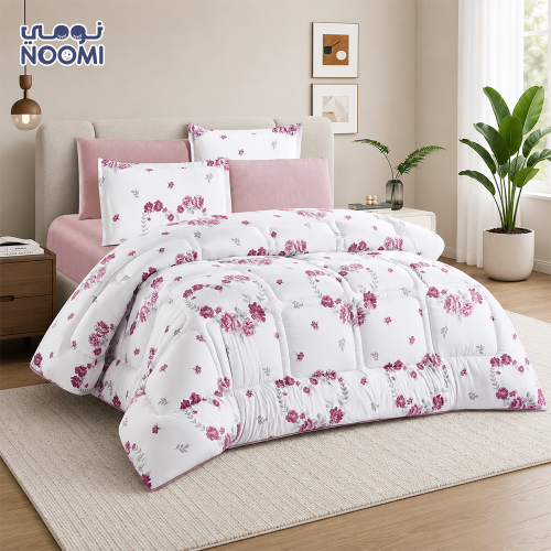 مفرش فلاور مزدوج ( نفرين )