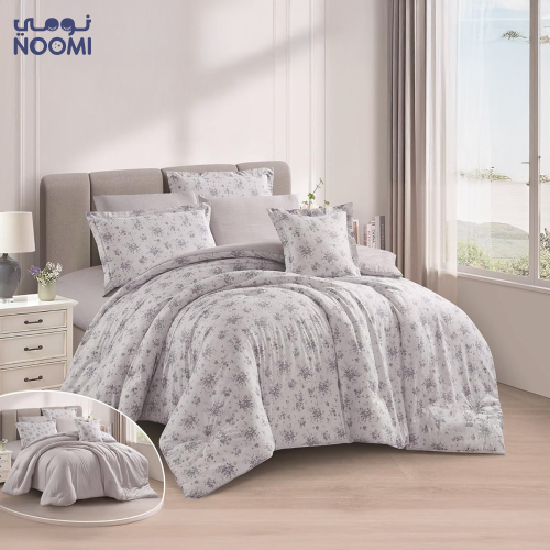 مفرش ايلانور قطن 100% نفرين7 قطع