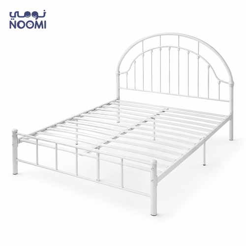 سرير كريستال هيكل معدني مقاس كوين