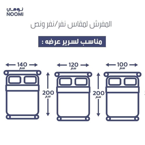 مفرش اوسكار مايكروفايبر مطرز نفرونص 5 قطع