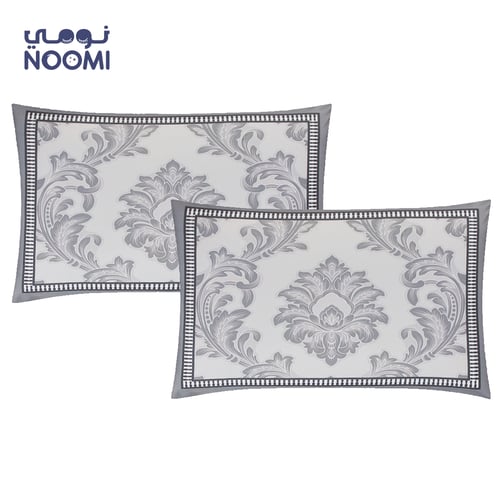 مفرش كراون مايكروفايبر مطرز نفرواحد (نفرونص) 5 قطع