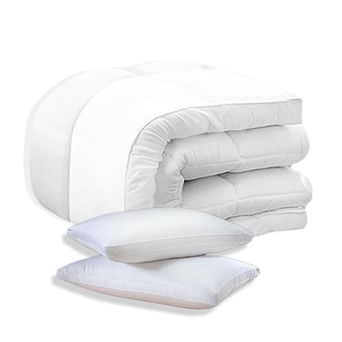 بكج الغيمة ( لباد غيمة 14 سم + 2 مخدة فندقية)