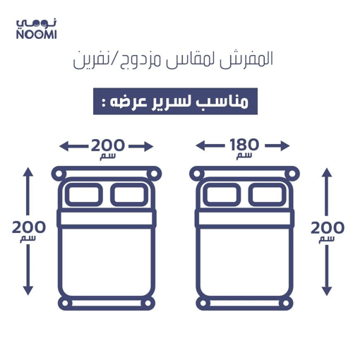 مفرش نيوم جاكار مايكروفايبر نفرين 7 قطع