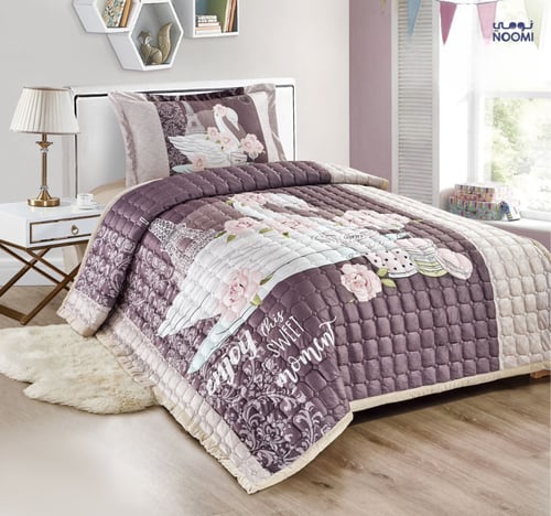 مفرش مضغوط اطفال مخمل 3 قطع