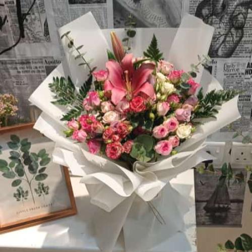 بوكيه ورد البهجة