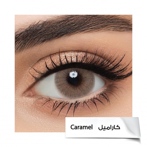 عدسات لاصقة ملونة من لنس مي - كراميل