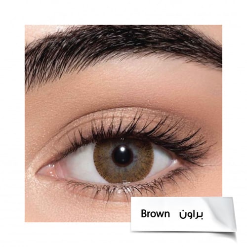 عدسات لاصقة ملونة من لنس مي -براون