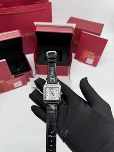 ساعة كارتير سانتوس دومو الأسود | Cartier Santos Du...