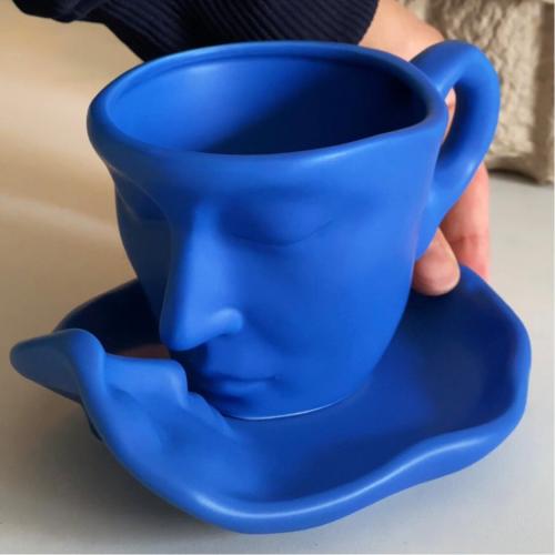 A distinguished blue cup