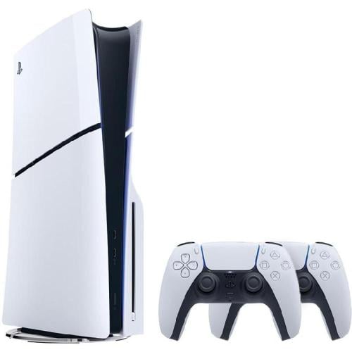 بلاستيشن 5 سليم سي دي مع يدتين تحكم PS5 Slim CD