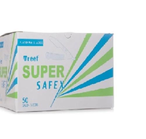 Safex Super Disposable Razor Blades, 50 pieces