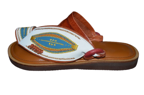 حذاء قصيمي المصنوع يدويا من الجلد الطبيعي والدعسة...