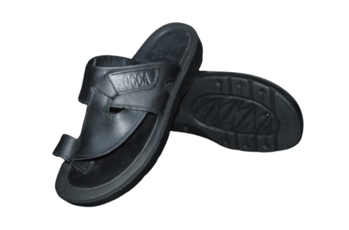 حذاء فلسطيني بجلد طبيعي اسود