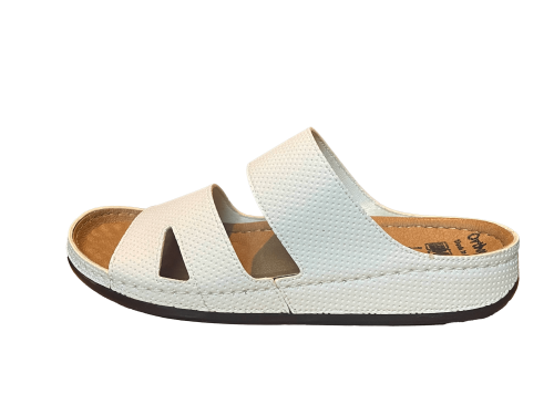 حذاء فلسطيني بدعسة طبية ابيض