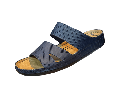 حذاء فلسطيني بدعسة طبية كحلي