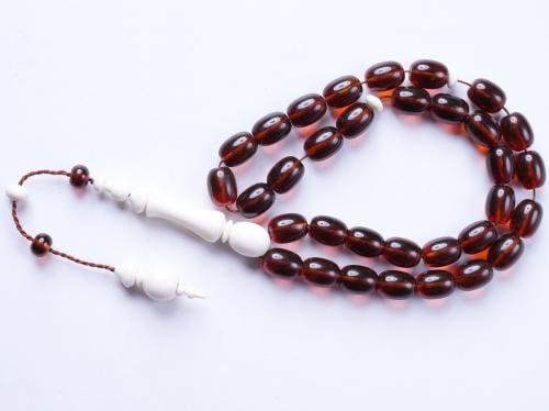 سبحة كهرمان روسي شفاف 1665-13-15-33-2