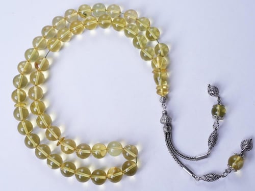 سبحة كهرمان اخضر كولومبي 1987-11-11-45