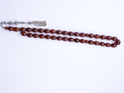 سبحة كهرمان روسي شفاف 1665-13-16-33