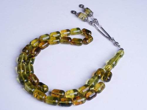 سبحة كهرمان اخضر كولومبي 1987-12-18-33