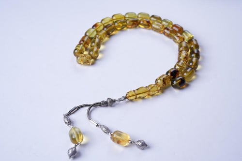 سبحة كهرمان اخضر كولومبي 1987-12-12-33