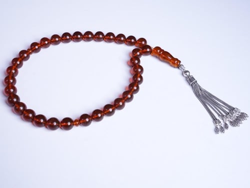 سبحه كهرمان روسي شفاف 1665-14-14-33